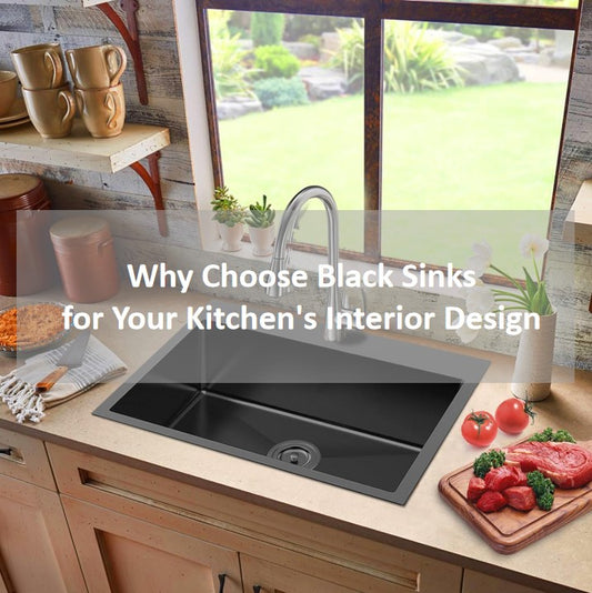 Why Choose Black Sinks for Your Kitchen's Interior Design?