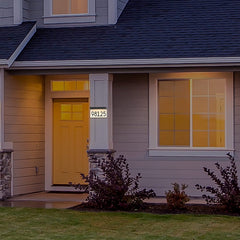 LED Illuminated Waterproof Outside Address Sign 3000K Warm White